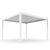 Pergola ogrodowa aluminiowa Skyline 3 x 3 m Biały NORDVIC