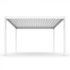Pergola ogrodowa aluminiowa LUXE 3 x 3 m Biały z LED