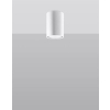 Lampa podsufitowa LAGOS 10 biała 1x12W GU10 Sollux Lighting