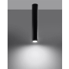 Lampa podsufitowa LAGOS 40 czarna 1x12W GU10 Sollux Lighting