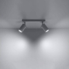 Lampa podsufitowa RING 2 biała 2x12W GU10 Sollux Lighting