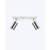 Lampa podsufitowa RING 2 chrom 2x12W GU10 Sollux Lighting