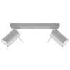 Lampa podsufitowa RING 2 szara 2x12W GU10 Sollux Lighting