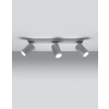 Lampa podsufitowa RING 3L szara 3x12W GU10 Sollux Lighting