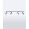 Lampa podsufitowa RING 4L szara 4x12W GU10 Sollux Lighting