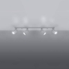 Lampa podsufitowa RING 4L biała 4x12W GU10 Sollux Lighting