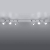 Lampa podsufitowa RING 6L biała 6x12W GU10 Sollux Lighting