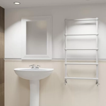 Radiator de baie AWENA 1 alb 530x508mm 138W conexiune încălzitor P Imers