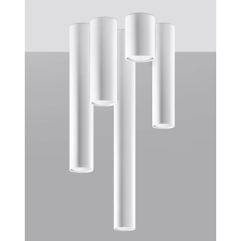 Lampa podsufitowa LAGOS 60 biała 1x12W GU10 Sollux Lighting