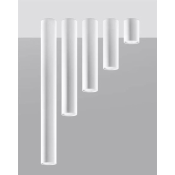 Lampa podsufitowa LAGOS 40 biała 1x12W GU10 Sollux Lighting