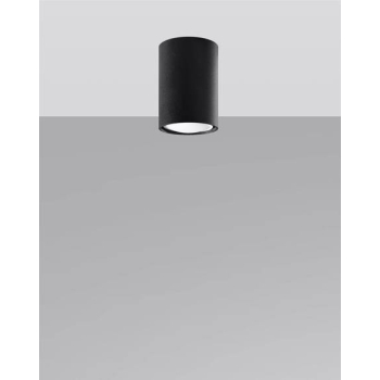 Lampa podsufitowa LAGOS 10 czarna 1x12W GU10 Sollux Lighting