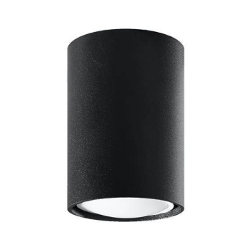 Lampa podsufitowa LAGOS 10 czarna 1x12W GU10 Sollux Lighting