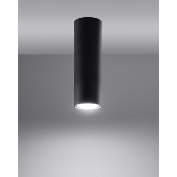 Lampa podsufitowa LAGOS 20 czarna 1x12W GU10 Sollux Lighting