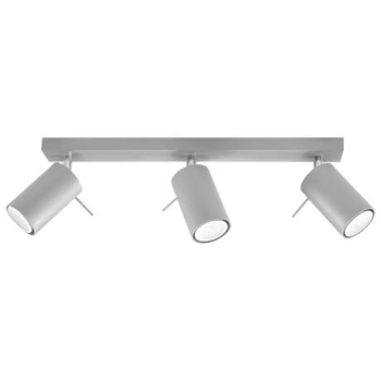 Lampa podsufitowa RING 3L szara 3x12W GU10 Sollux Lighting