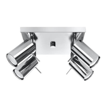 Lampa podsufitowa RING 4 chrom 4x12W GU10 Sollux Lighting