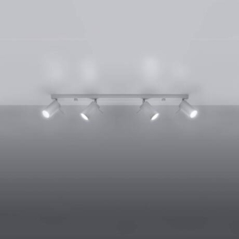Lampa podsufitowa RING 4L biała 4x12W GU10 Sollux Lighting