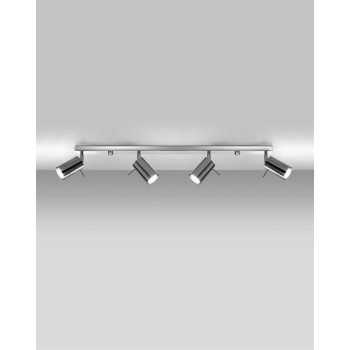 Lampa podsufitowa RING 4L chrom 4x12W GU10 Sollux Lighting