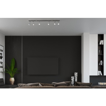 Lampa podsufitowa RING 4L chrom 4x12W GU10 Sollux Lighting