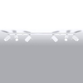Lampa podsufitowa RING 6L biała 6x12W GU10 Sollux Lighting