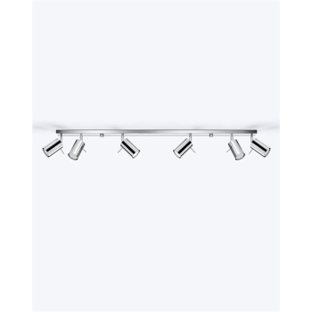 Lampa podsufitowa RING 6L chrom 6x12W GU10 Sollux Lighting