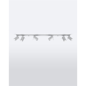Lampa podsufitowa RING 6L szara 6x12W GU10 Sollux Lighting