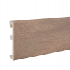 Plinte hibride din PVC Alpha 80mm 2.4m stejar masiv