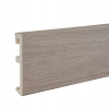 Plintă de plintă din PVC hibrid Alpha 80mm 2.4m Unique Oak