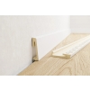 Plintă de plintă din PVC hibrid Alpha 80mm 2.4m Unique Oak