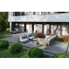Pardoseli compozite BERGDECK PURE gri, periate 240 × 15 × 2,5 cm