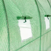 Tunel de grădină 3,0 x 6,0 x 2,0 m - 18,0m2 verde