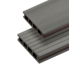 Placă de terasă compozită BERGDECK B150, antracit, periat 240 × 15 × 2,5 cm
