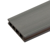 Placă de terasă compozită BERGDECK B150, antracit, periat 240 × 15 × 2,5 cm