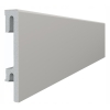 Bravo 80mm pvc spumă pvc plintă de plintă 2.4m 203 Grey