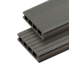 BERGDECK Placă compozită pentru balcoane B150, negru, periat 120 × 15 × 2,5 cm