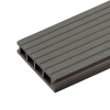 BERGDECK Placă compozită pentru balcoane B150, negru, periat 120 × 15 × 2,5 cm