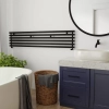 Radiator orizontal pentru baie DECO 1 alb 1000x205mm 365W conexiune încălzitor L ImersImers