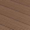BERGDECK Acoperișuri compozite B150, castan, periat 120 × 15 × 2,5 cm