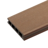 BERGDECK Acoperișuri compozite B150, castan, periat 120 × 15 × 2,5 cm