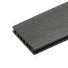 BERGDECK Placă de balcon compozită W138, tec/strău, periat 290 × 13,8 × 2,4 cm