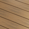 BERGDECK Placă de balcon compozită W138, tec/strău, periat 290 × 13,8 × 2,4 cm
