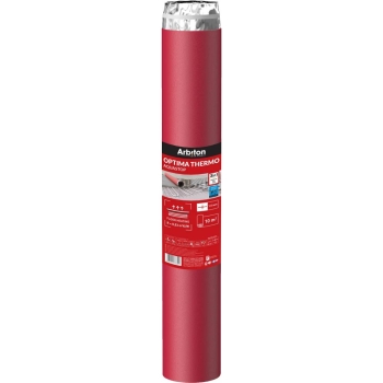 Substrat pentru pardoseli laminate și din lemn Optima Thermo Aquastop (3în1_acustică, izolație termică, bandă adezivă și suprapunere)