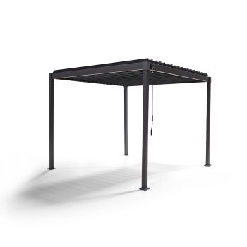 Pergolă de grădină MIRADOR 80 Solid 3 x 2,4m Antracit