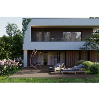BERGDECK PURE Nuc compozit, periat 240 × 15 × 2,5 cm