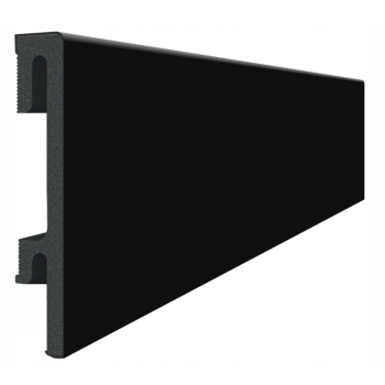 Bravo 80mm 1.2m PVC spumă de plintă 307 Black