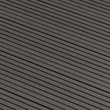 BERGDECK Placă compozită pentru balcoane B150, negru, periat 120 × 15 × 2,5 cm