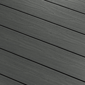 BERGDECK Placă de balcon compozită W138, tec/strău, periat 290 × 13,8 × 2,4 cm