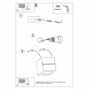 LEO LINE lampă de perete din ceramică 1x60W E27 Sollux Lighting