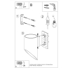 Aplică PENNE 20 negru 1x40W G9 Sollux Lighting