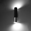 Aplică LOOPEZ negru/cromatic 2x40W GU10 Sollux Lighting