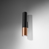 Aplică LOOPEZ negru/cupru 2x40W GU10 Sollux Lighting